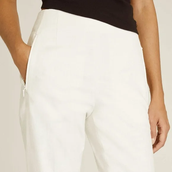 Cigarette Crop - New With Tags - NEVER WORN - White